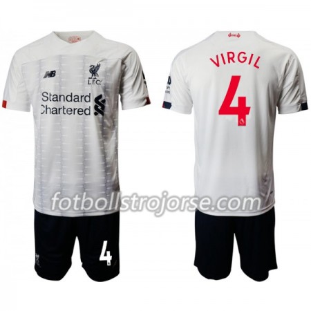 Liverpool Matchtröjor Virgil van Dijk 4 Barn Borta Fotbollströja 2019-2020 Liverpool Matchtröjor Virgil van Dijk 4 Barn Borta Fotbollströja 2019-2020